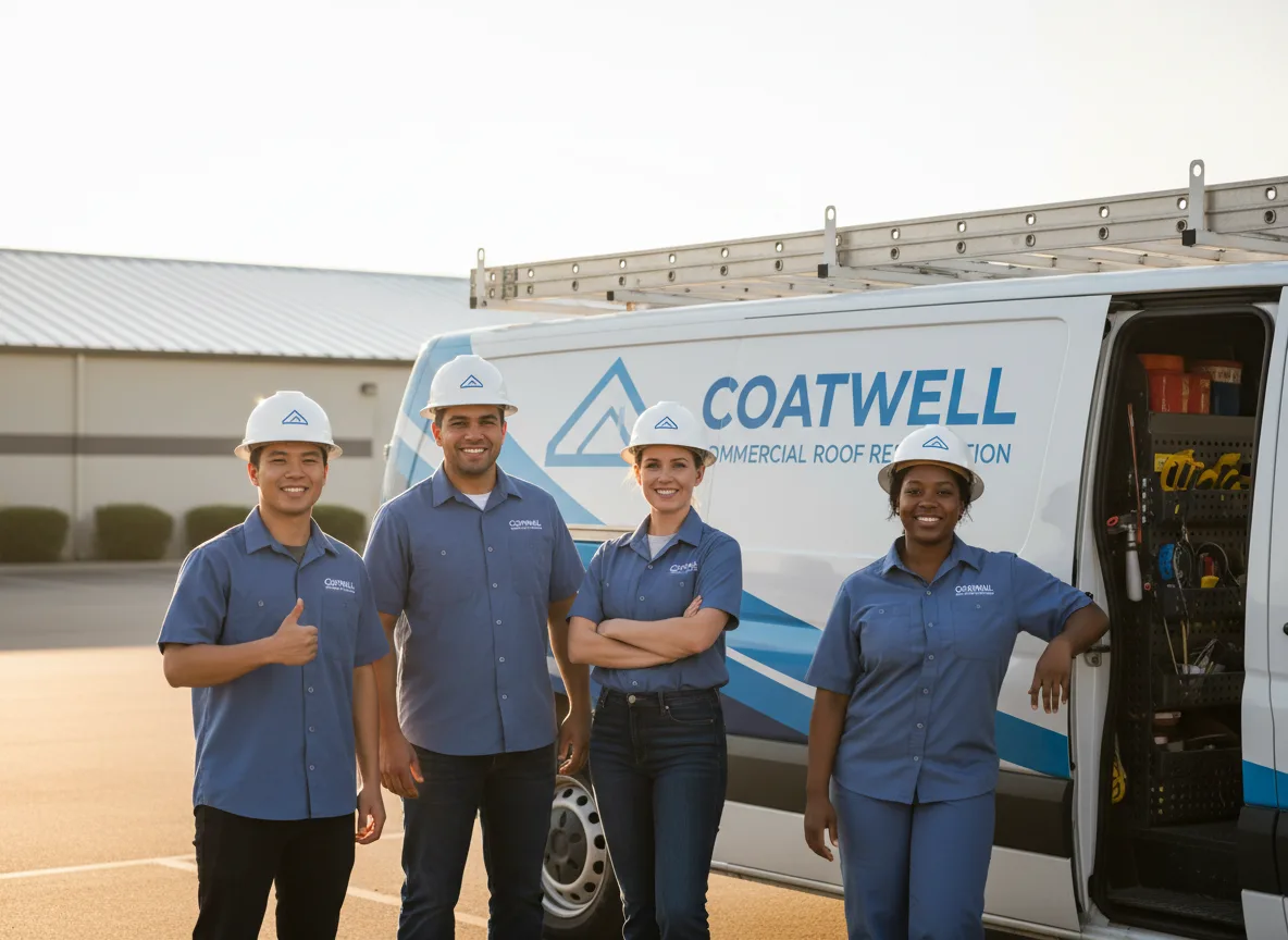 Commercial roof coating company in Ganado, TX